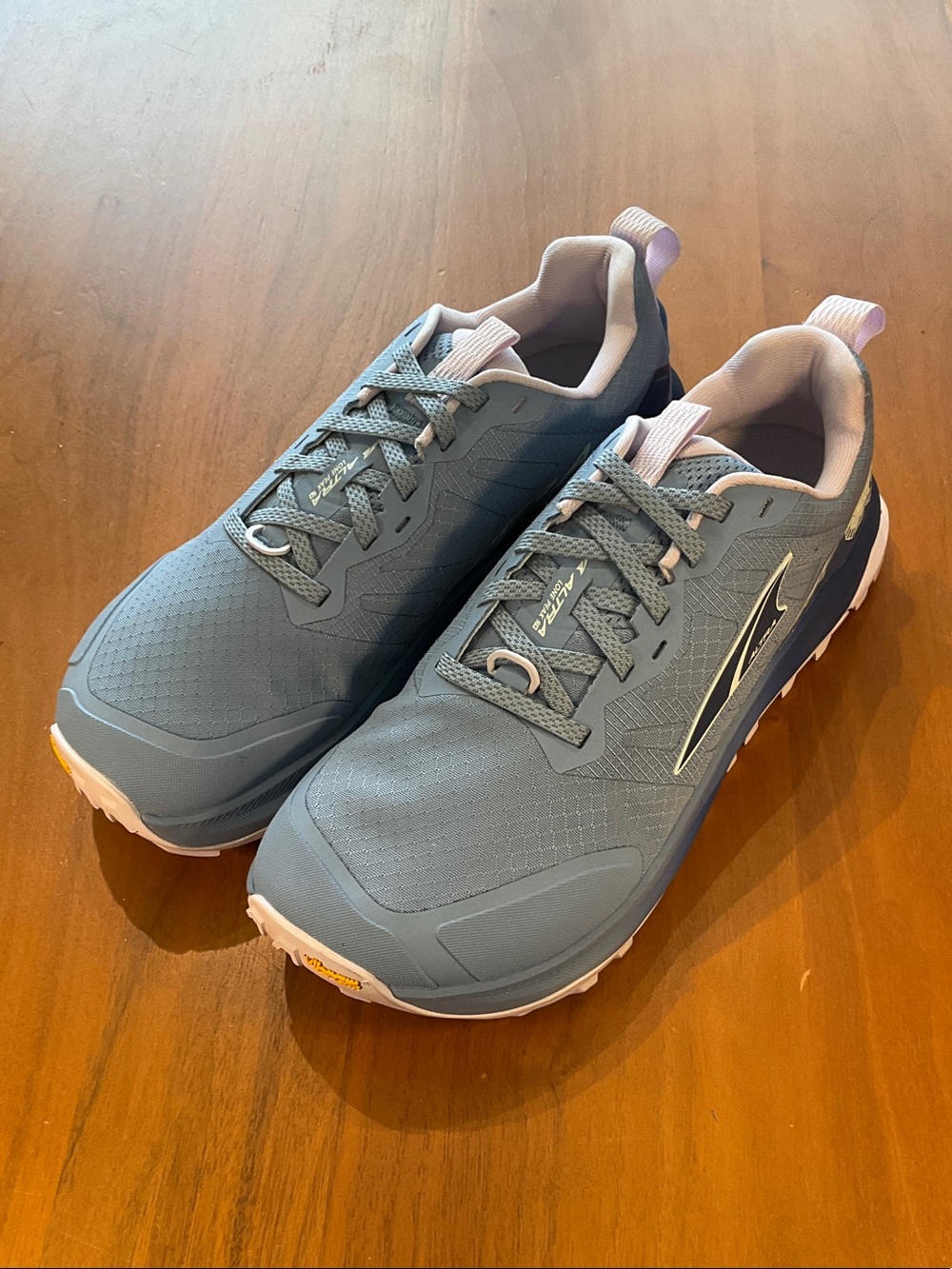 Lone Peak 9+ Altra Women’s Blue Trail Running Shoes with Light Purple sample